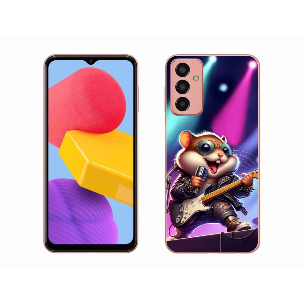 Gél borítás mmCase Samsung Galaxy M13 készülékhez - hörcsög hintaló