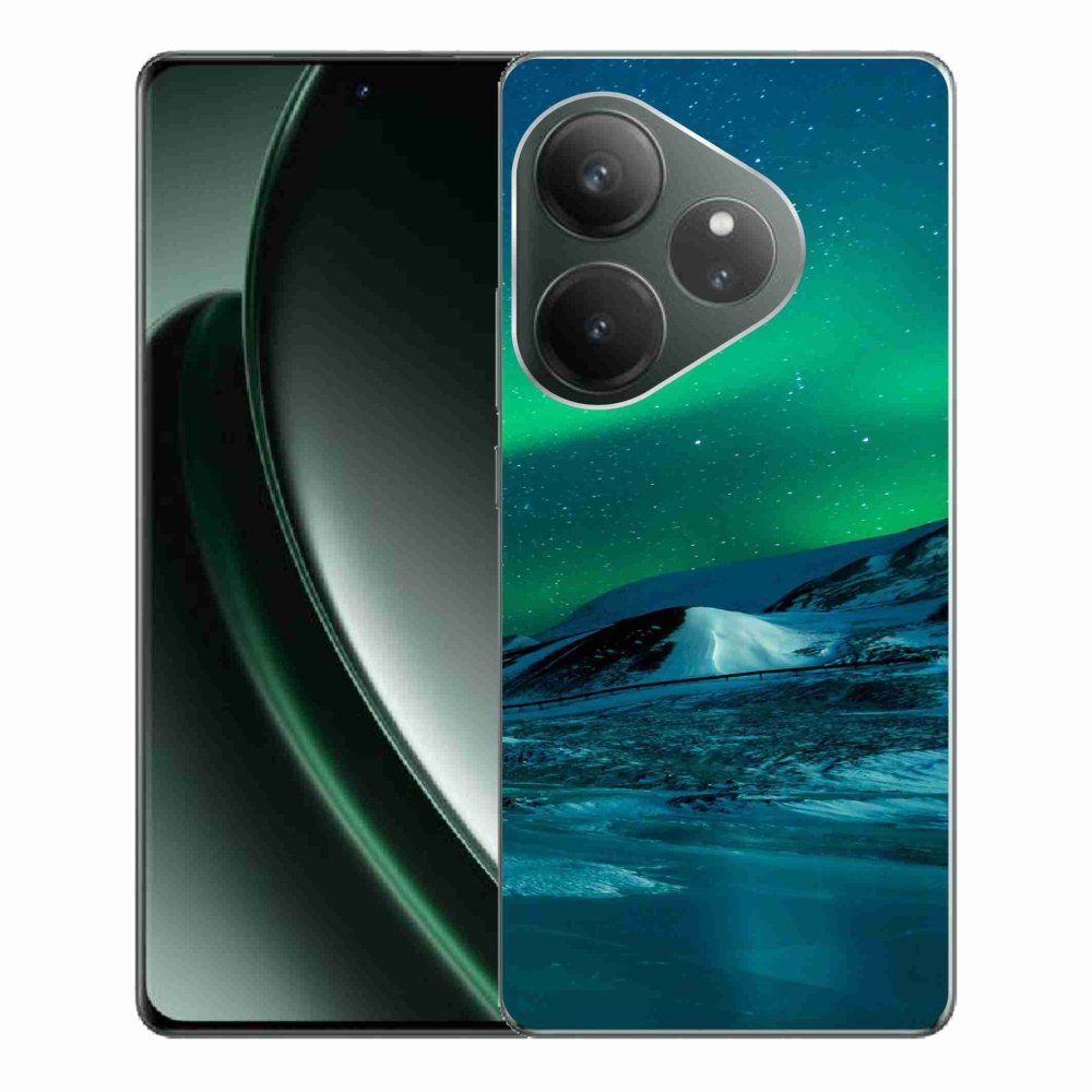 Gél borítás mmCase a Realme GT 6 5G/GT 6T 5G - aurora borealis számára