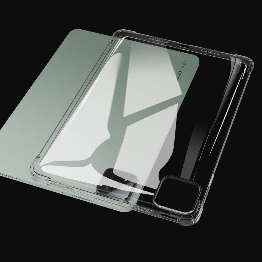 Átlátszó zselés tok megerősített sarkokkal Xiaomi Pad 7/7 Pro készülékhez - átlátszó