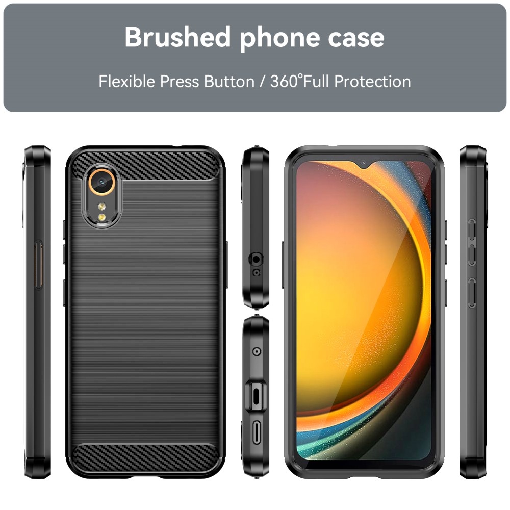 Szénálló zselés tok Samsung Galaxy Xcover 7 készülékhez - fekete