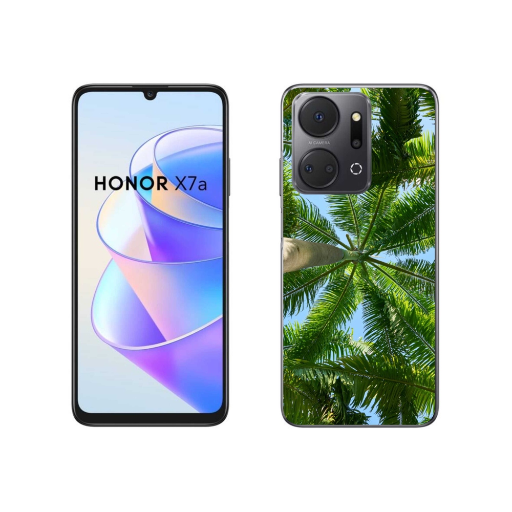 Zselés borítás mmCase a Honor X7a készülékhez - pálmafa