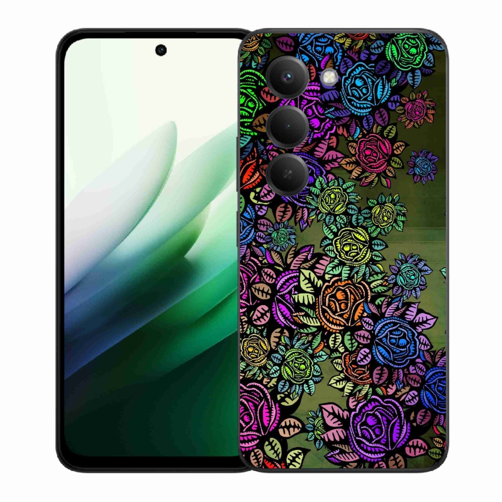 Gél borító mmCase a Xiaomi Redmi 15 5G számára - virágok 6