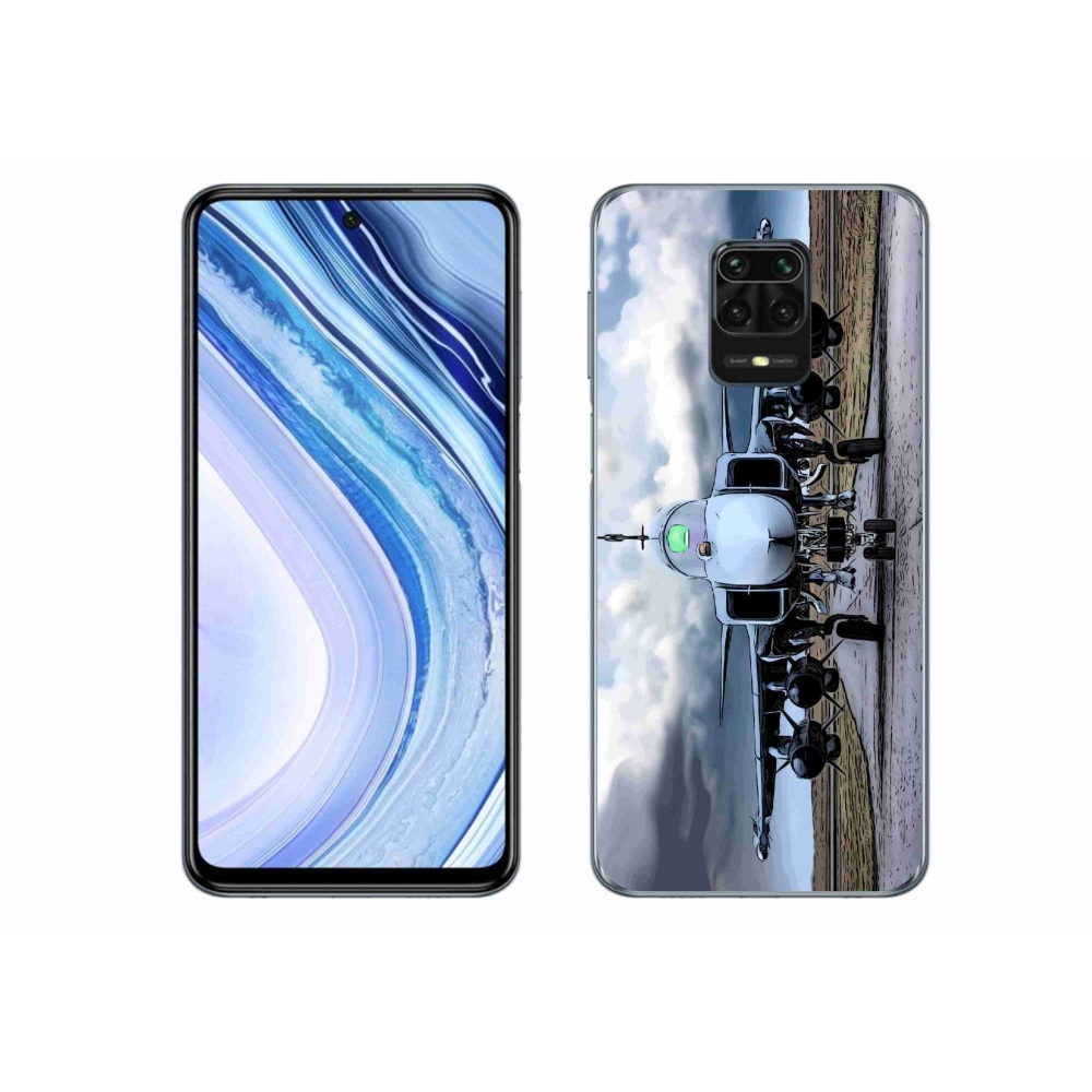 Gél borítás mmCase a Xiaomi Redmi Note 9S-hez - katonai repülőgépek