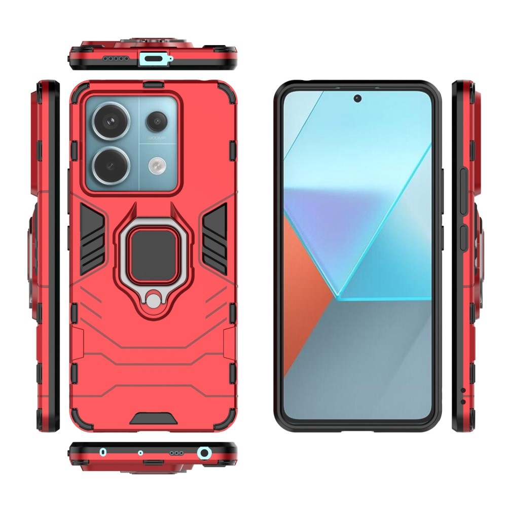 Guardy tartós borító a Xiaomi Redmi Note 13 Pro 5G/Poco X6 5G számára - piros