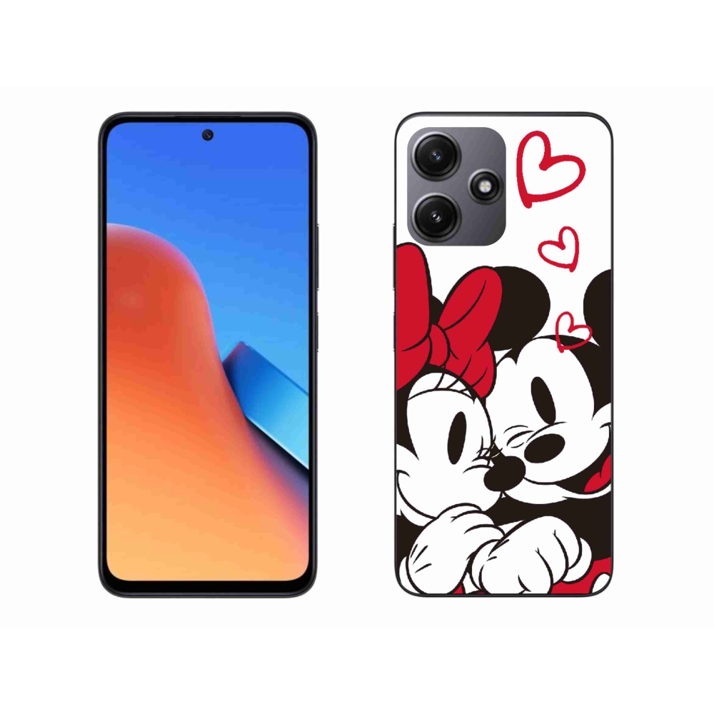 Gél borító mmCase a Xiaomi Redmi 12 5G-hez - minnie és mickey
