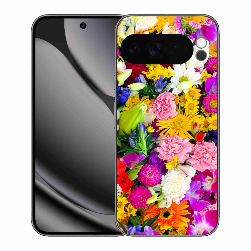 Zselés borítás mmCase a Google Pixel 10 Pro XL számára - virág 12