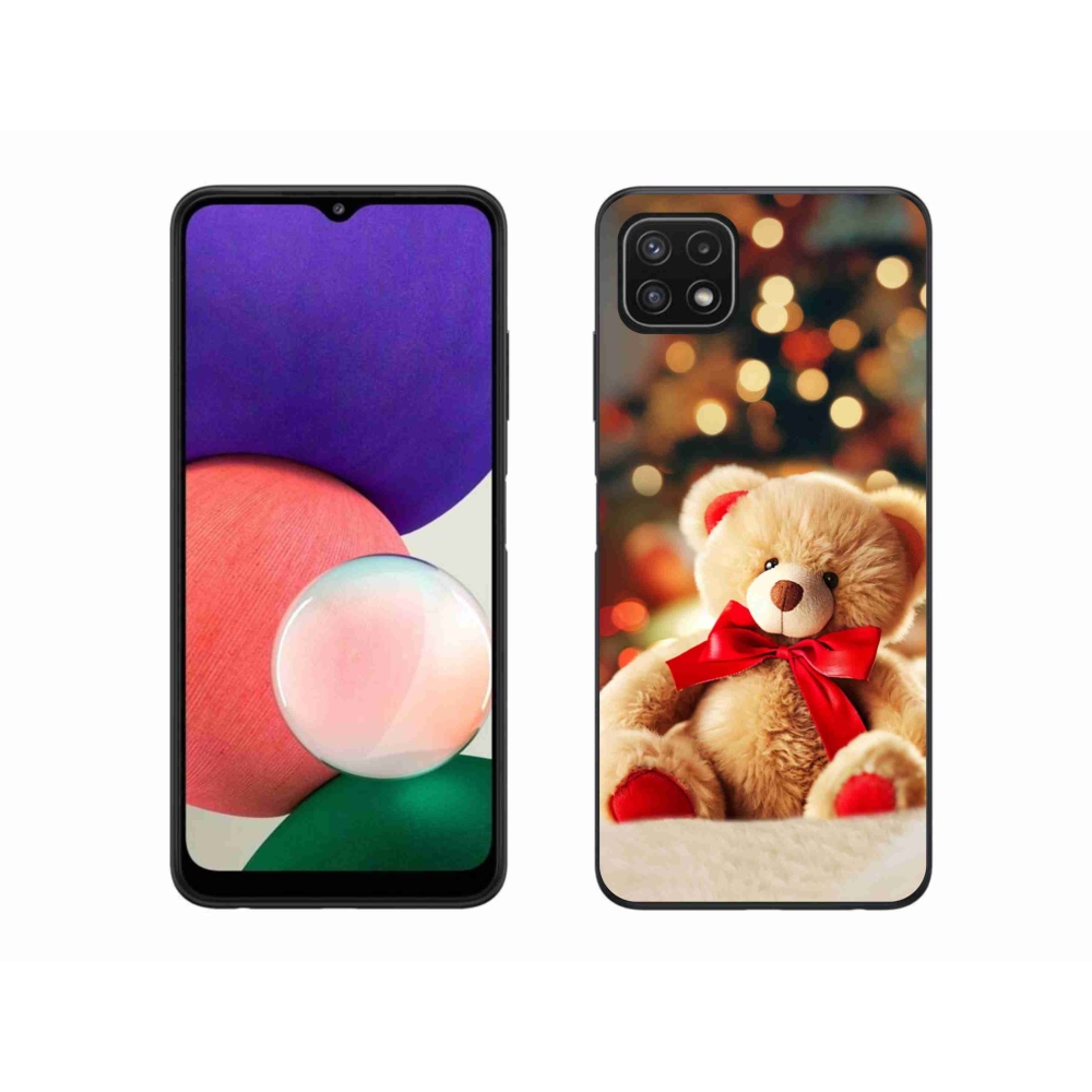 Zselés borítás mmCase Samsung Galaxy A22 5G - mackó