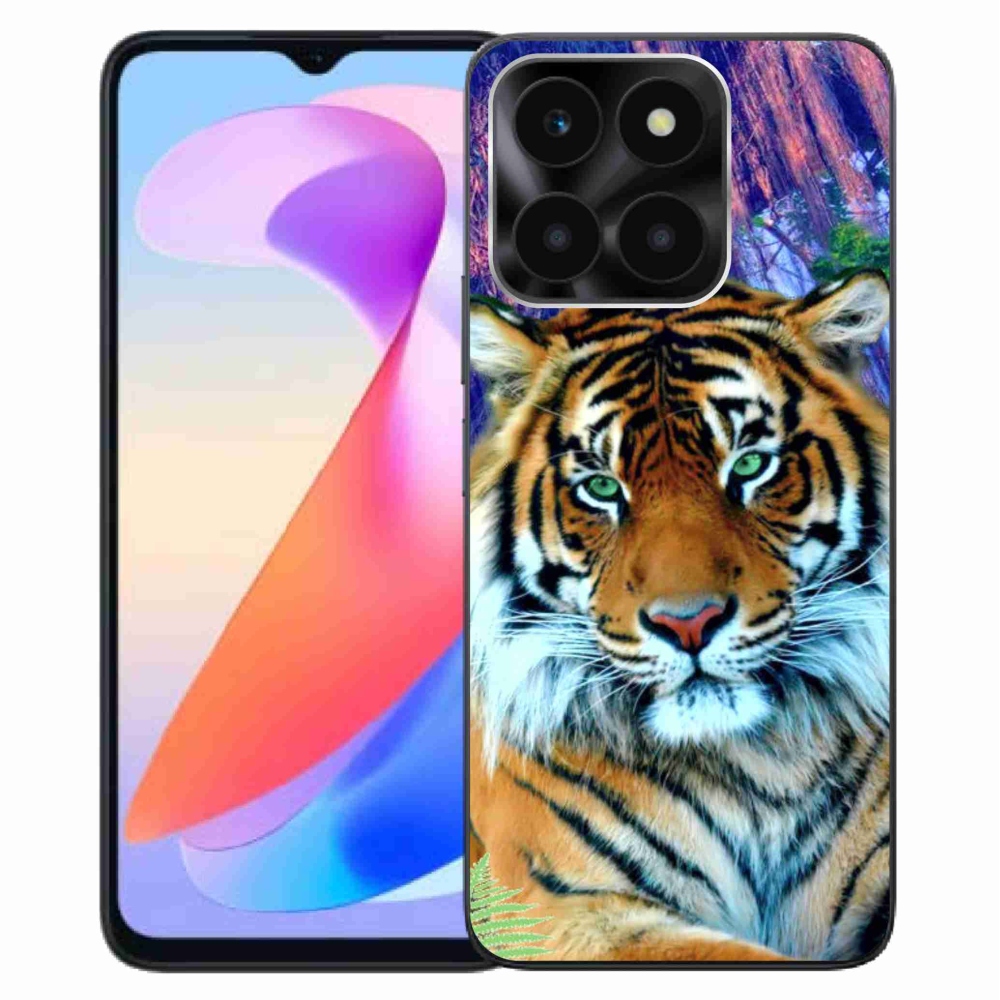 Gél tok mmCase a Honor X6a számára - tigris