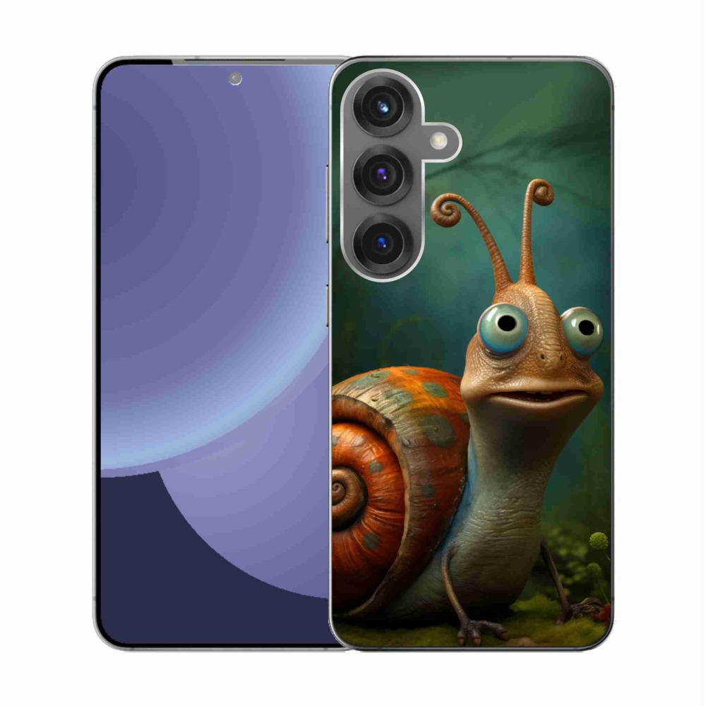 Zselés borítás mmCase Samsung Galaxy S25 készülékhez - csiga