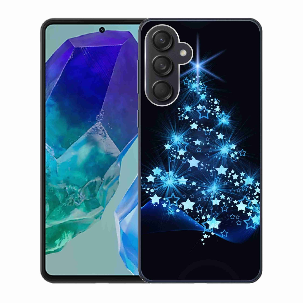 Gél borítás mmCase Samsung Galaxy M55 5G - karácsonyfa