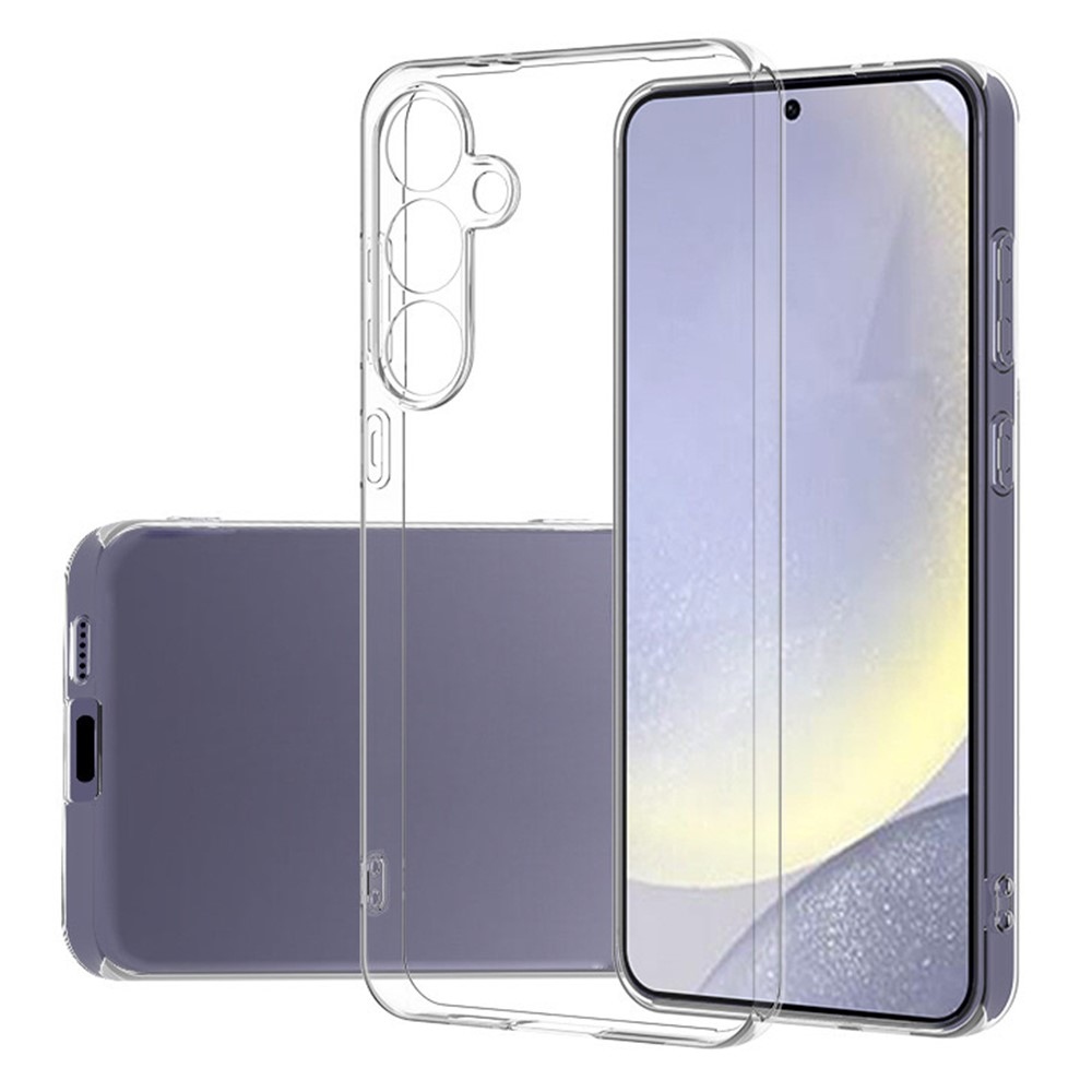 Átlátszó zselés tok Samsung Galaxy S24 FE készülékhez - átlátszó