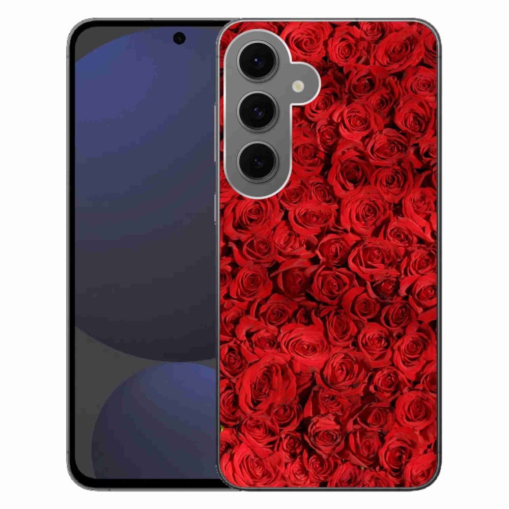 Zselés borítás mmCase Samsung Galaxy S24 FE készülékhez - rózsaszínű
