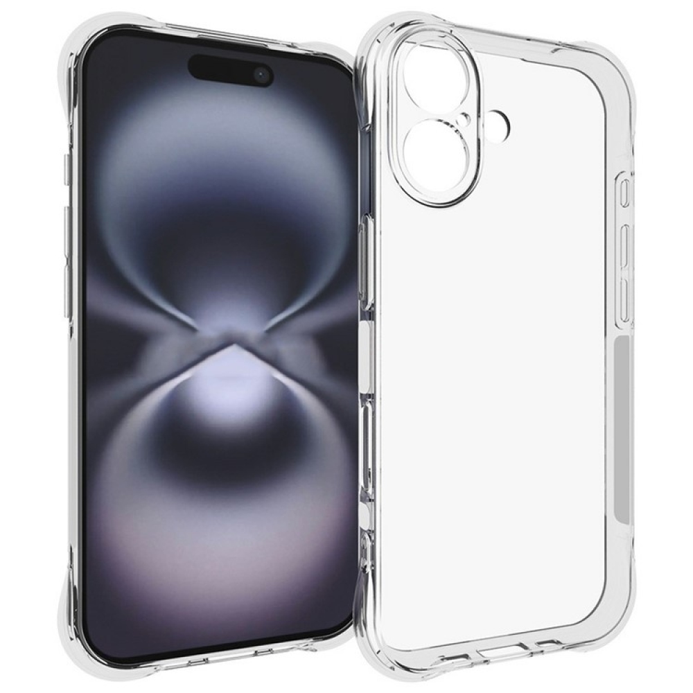 Átlátszó zselés tok iPhone 17 készülékhez - átlátszó