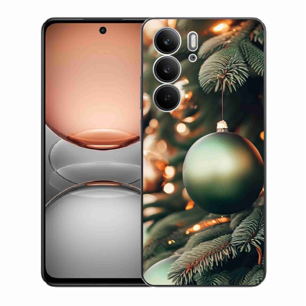 Gél borító mmCase a Realme C75 készülékhez - Karácsonyi dekorációk 1