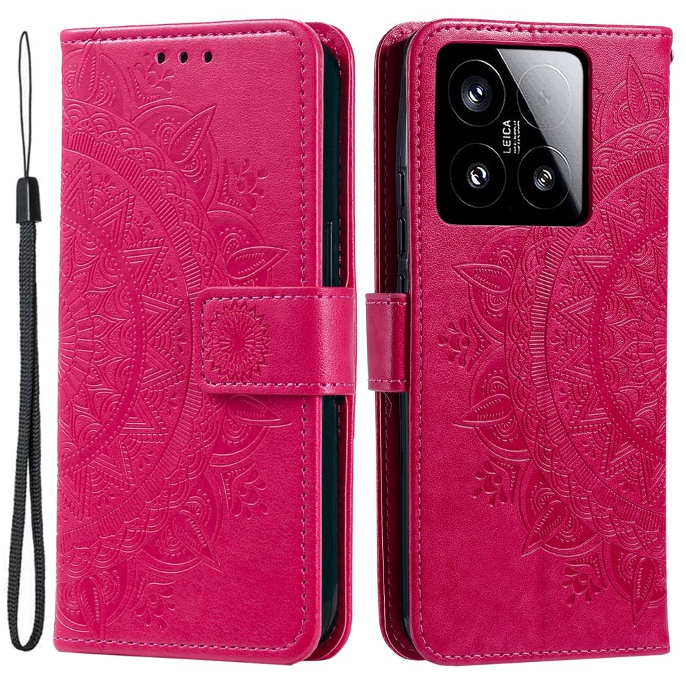 Mandala könyv tok Xiaomi 15 - rózsa
