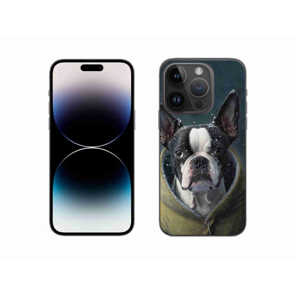 Zselés borítás mmCase iPhone 14 Pro készülékhez - bulldog