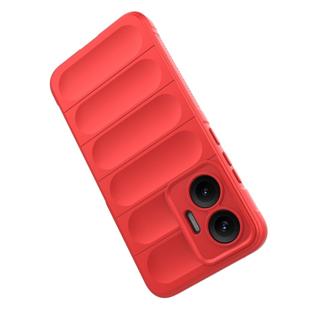 Rugg tartós zselés tok Xiaomi Poco F7 5G - piros