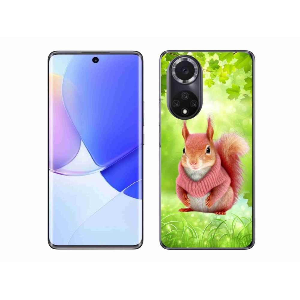 Gél borítás mmCase a Huawei Nova 9 készülékhez - mókus pulóverben