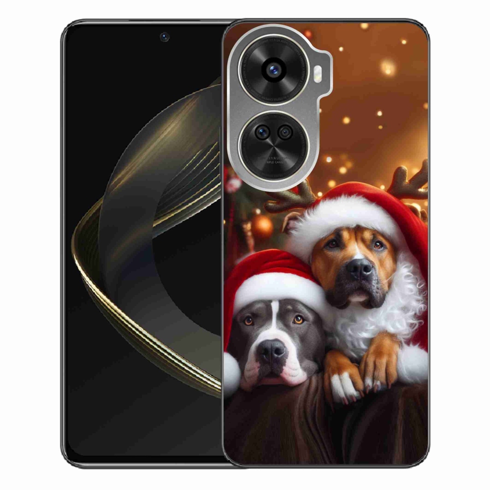 Gél borítás mmCase a Huawei Nova 12 SE-hez - Karácsonyi kutyák