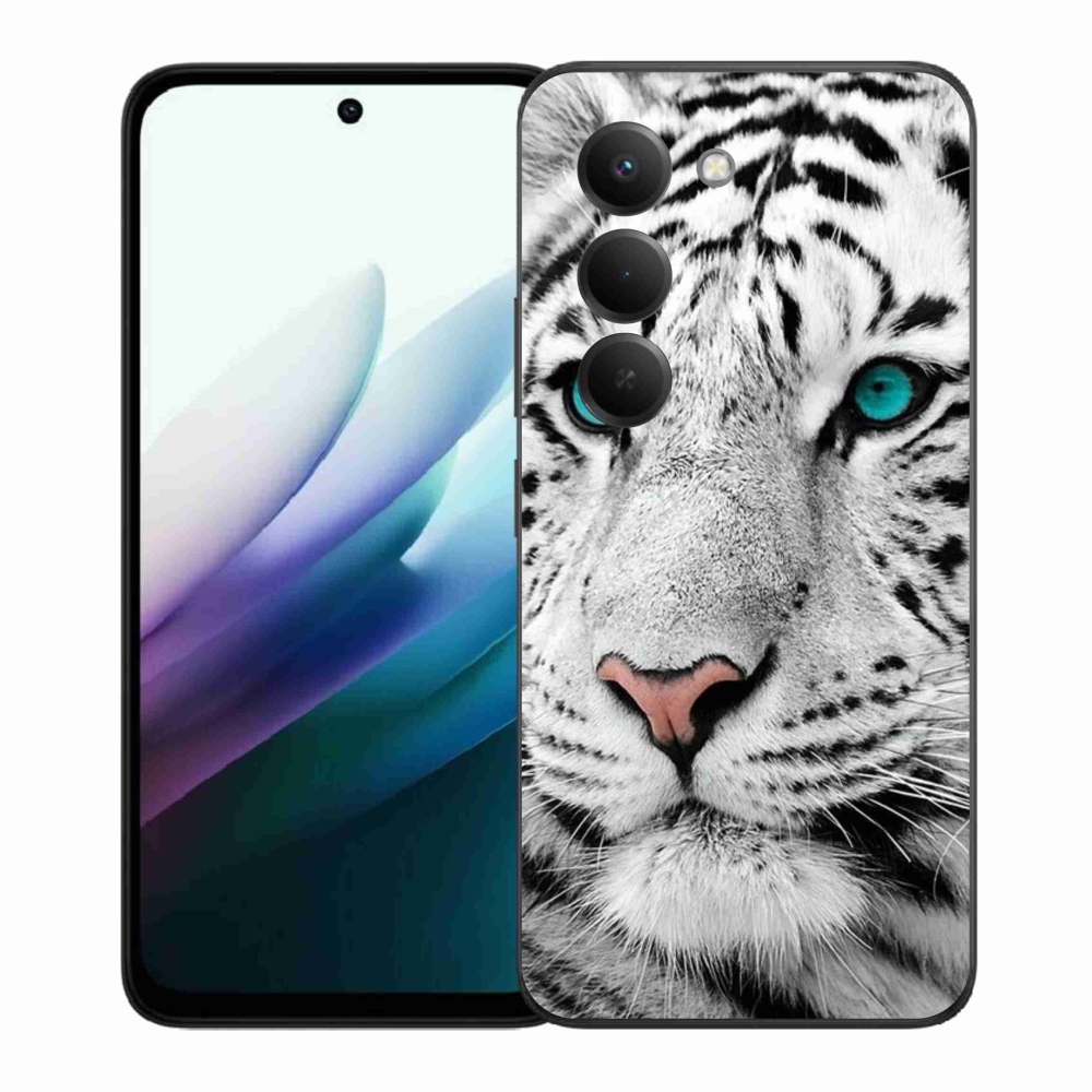 Gél borító mmCase a Xiaomi Redmi 15 4G/5G (171mm) - fehér tigrishez