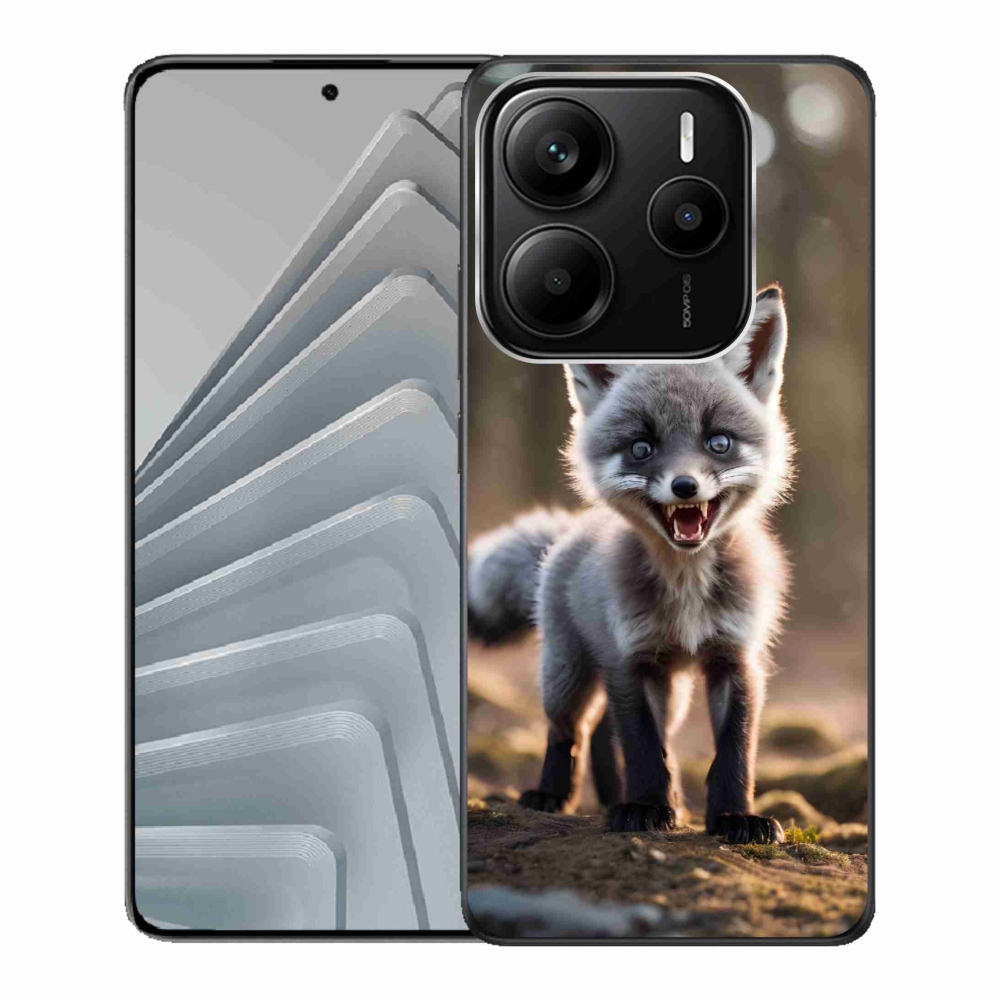 Gél borítás mmCase a Xiaomi Redmi Note 14 5G-hez - angry fox