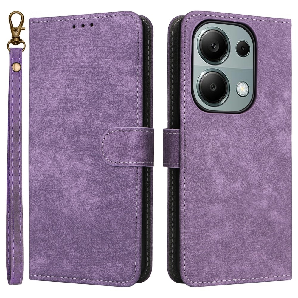 RFID könyvtáska Xiaomi Redmi Note 14S/Note 13 Pro 4G/Poco M6 Pro - lila