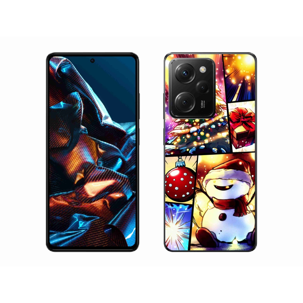 Gél borító mmCase a Xiaomi Poco X5 Pro 5G számára - karácsonyi motívumok 1