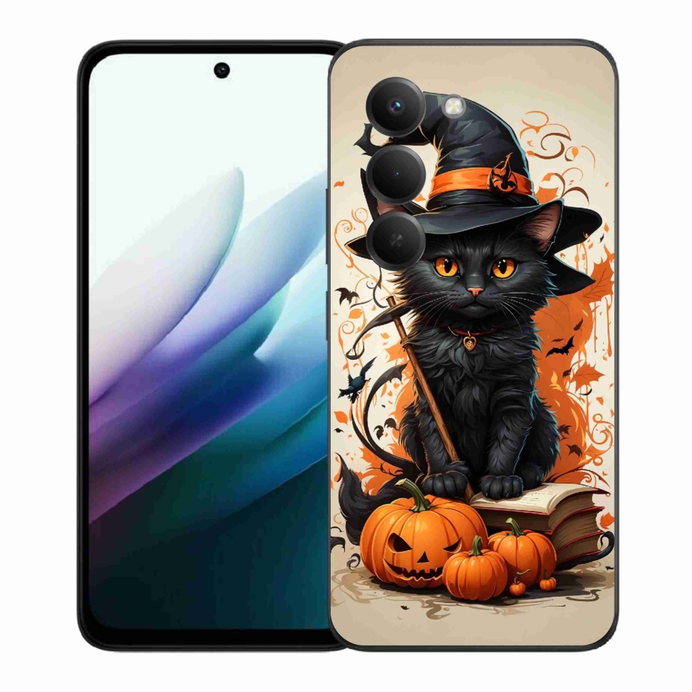 Gél borítás mmCase a Xiaomi Redmi 15 4G/5G (171mm) - macska varázslóhoz