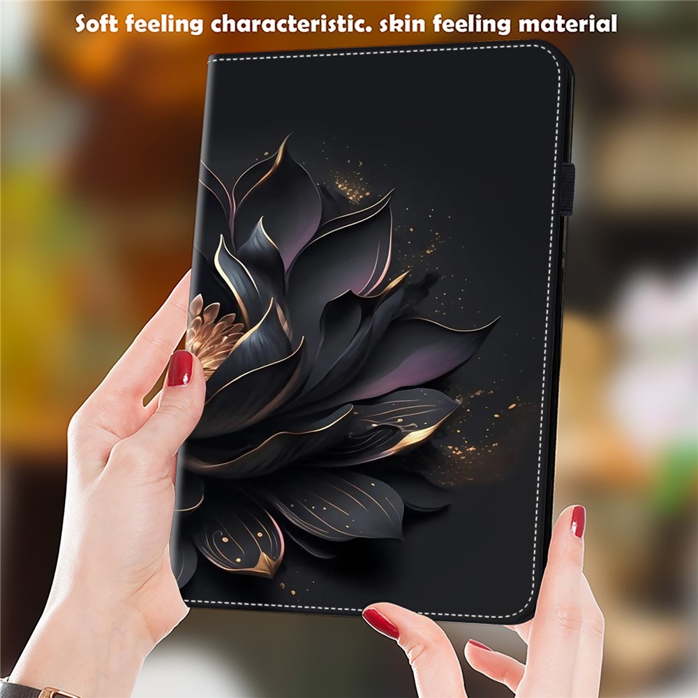 Patts záró tablet tok Xiaomi Redmi Pad SE 8.7 - fekete virág