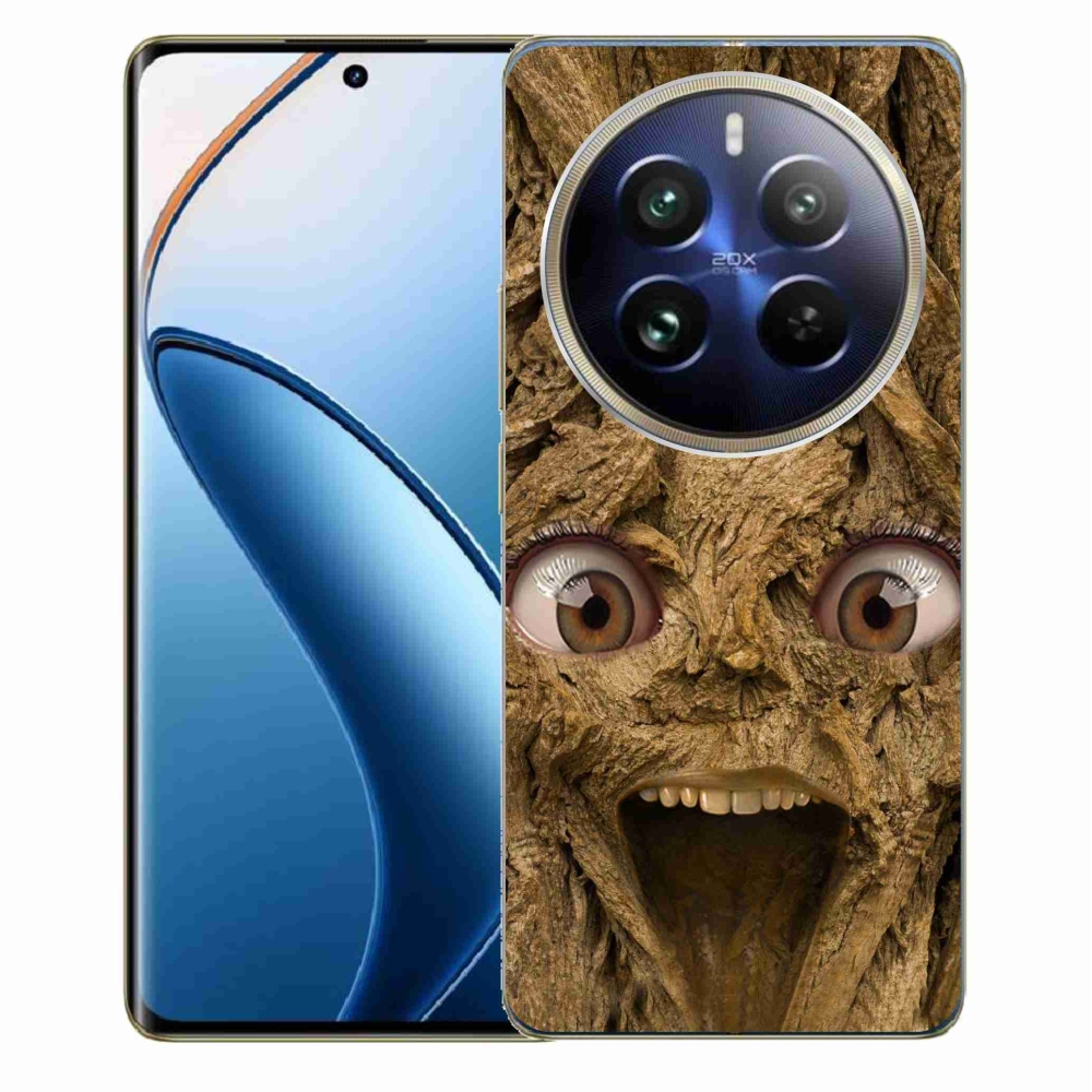 Gél borítás mmCase a Realme 12 Pro 5G/12 Pro+ 5G számára - boldog fa szemekkel