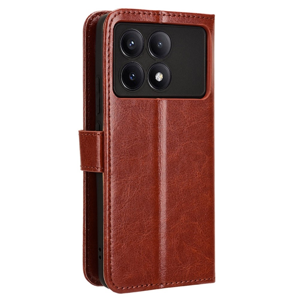 Tárcás könyv tok Xiaomi Poco X6 Pro 5G - barna