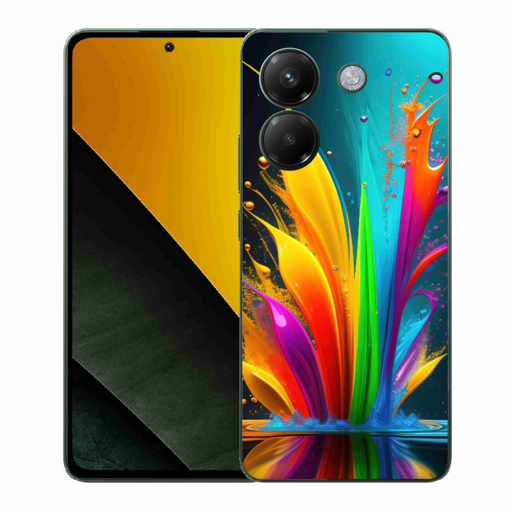 Gél borítás mmCase a Xiaomi Poco M7 Pro 5G számára - absztrakt motívum 1