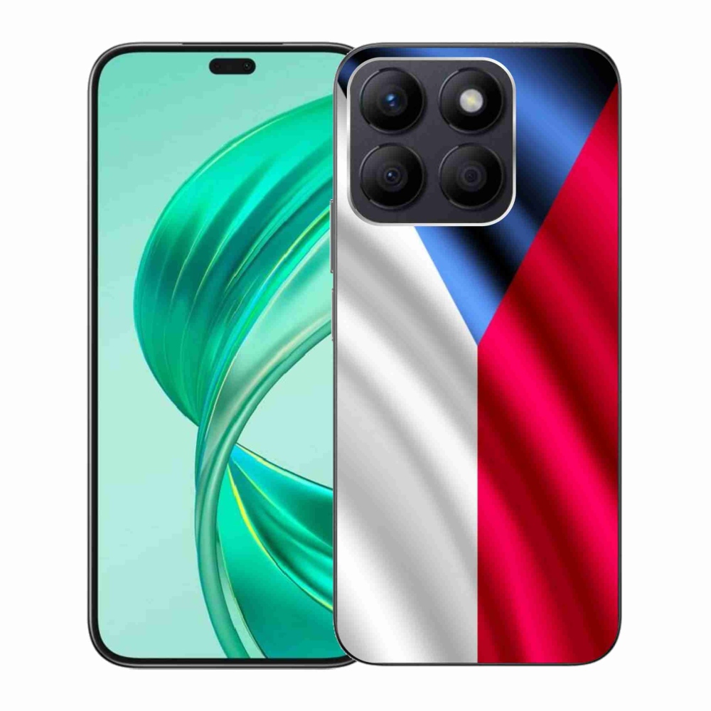 Gél borítás mmCase a Honor X8b számára - cseh zászló