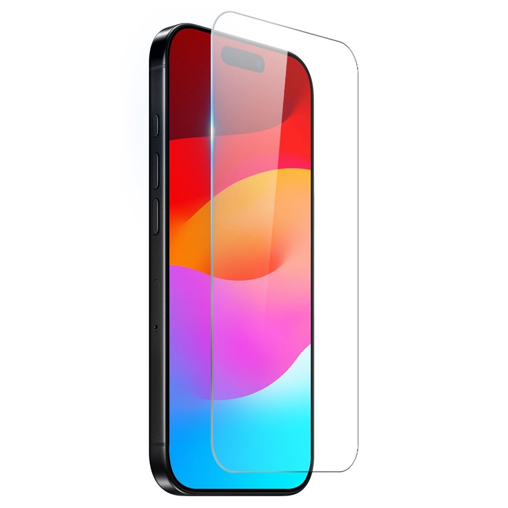 NORTHJO átlátszó zselés tok + edzett üveg iPhone 17 Pro Max készülékhez - átlátszó
