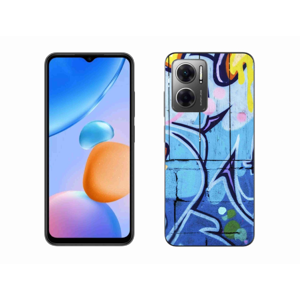 Gél borítás mmCase a Xiaomi Redmi 10 5G-hez - graffiti