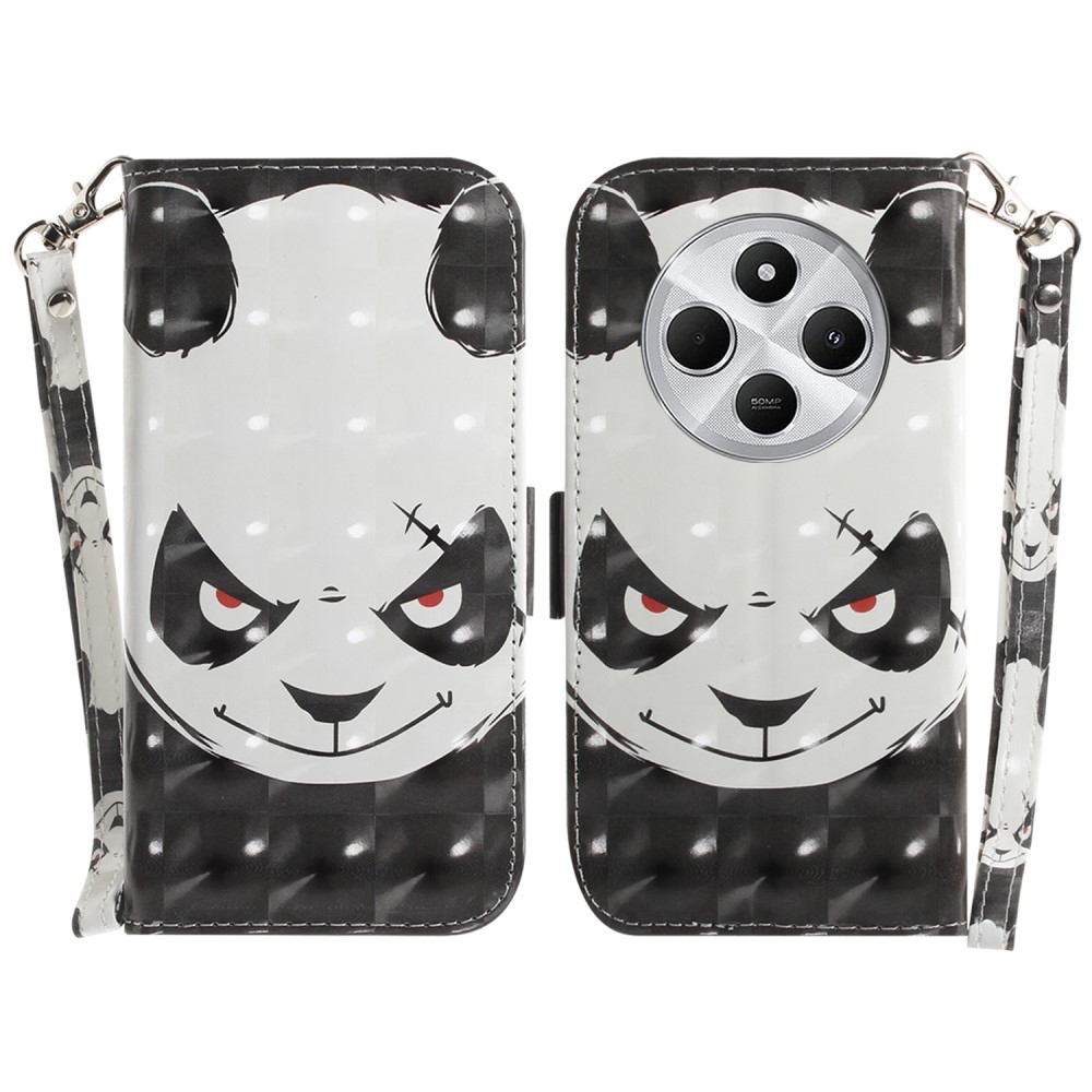 Patty könyv tok a Xiaomi Redmi 14C/Poco C75-hez - angry panda