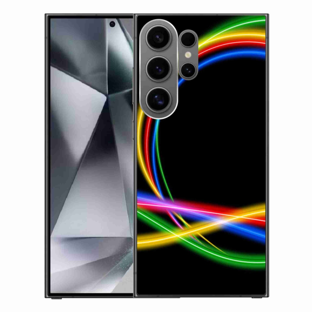 Gél tok mmCase Samsung Galaxy S24 Ultra készülékhez - neon körök