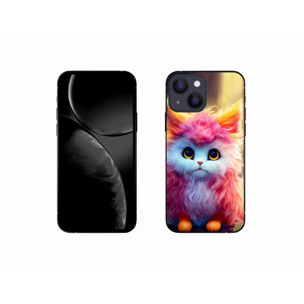 Gél borítás mmCase iPhone 13 mini készülékhez - aranyos cica 5