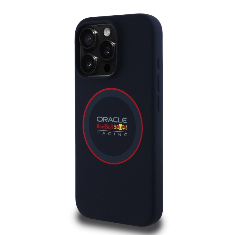 Red Bull szilikon Red Ring MagSafe hátlap iPhone 15 Pro tengerészgyalogoshoz