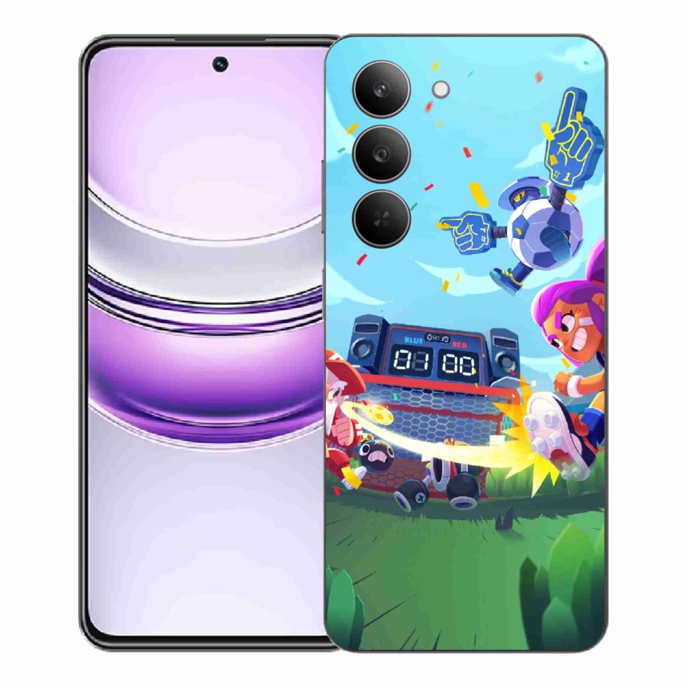 Gél borítás mmCase a Realme 14x 5G-hez - verekedés csillagok 1