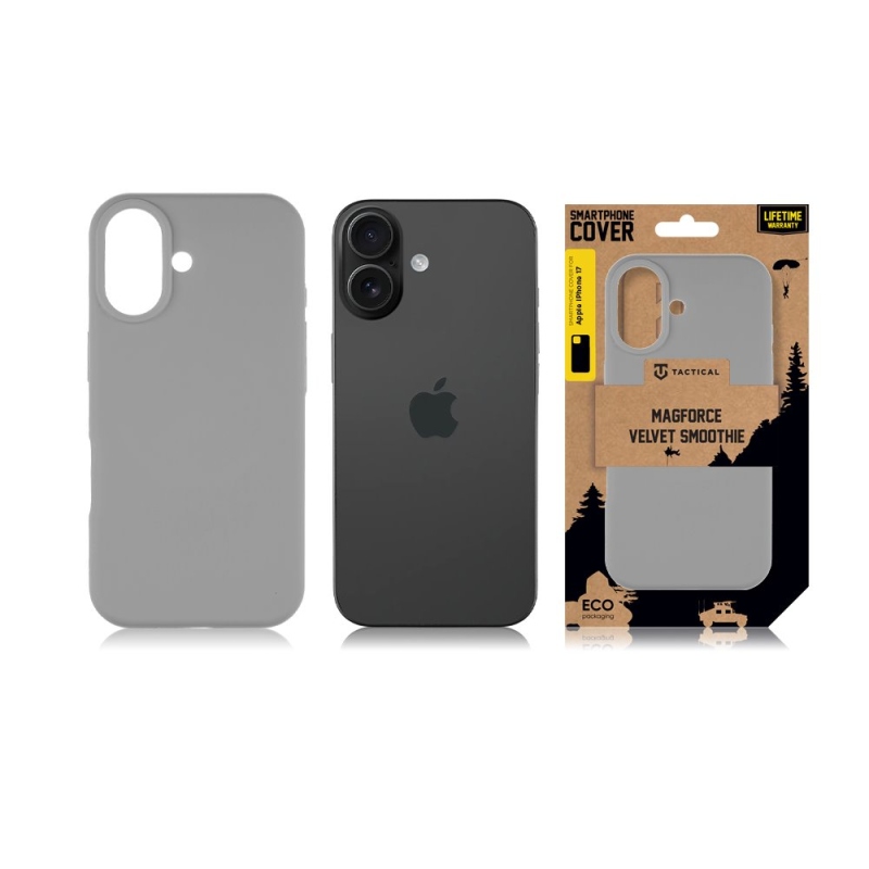 Taktikai MagForce bársony Smoothie borító Apple iPhone 17 ködös iPhone-hoz