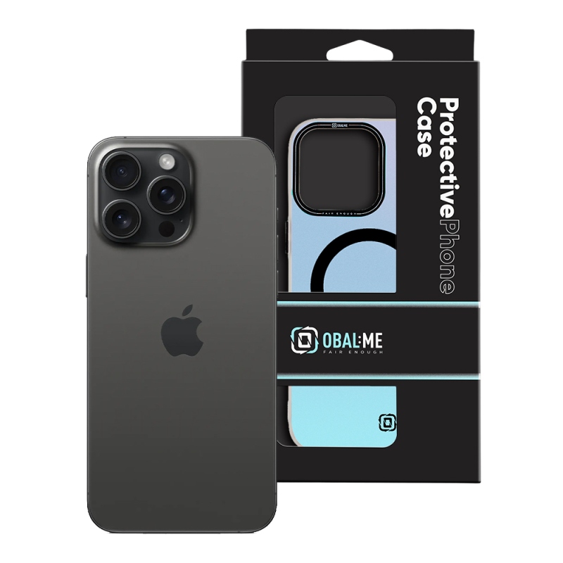 COVER:ME HoloMag borító az Apple iPhone 15 Pro Max készülékhez Fekete