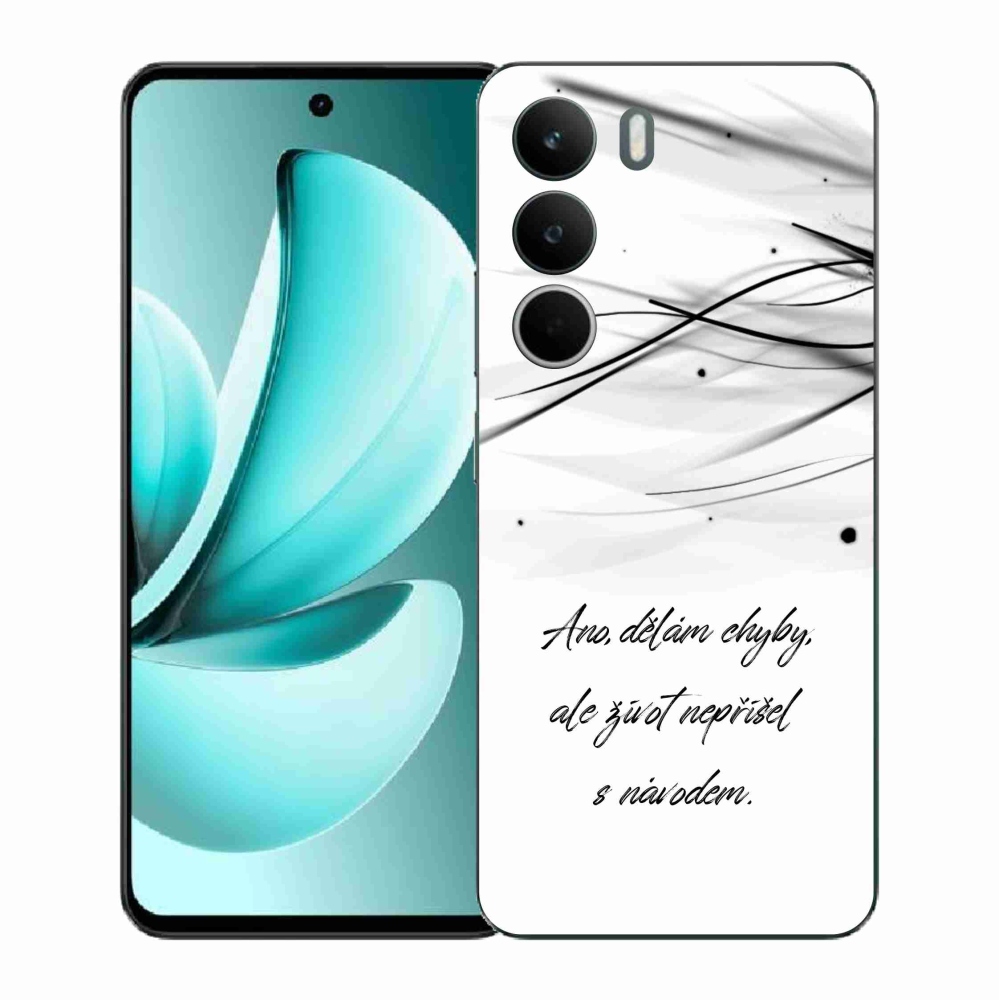 Gél borítás mmCase a Realme C71 készülékre - idézem a fehér hátteret