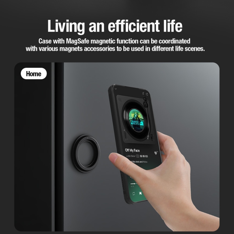 Nillkin CamShield PRO mágneses hátlap a Samsung Galaxy A35 5G készülékhez Fekete