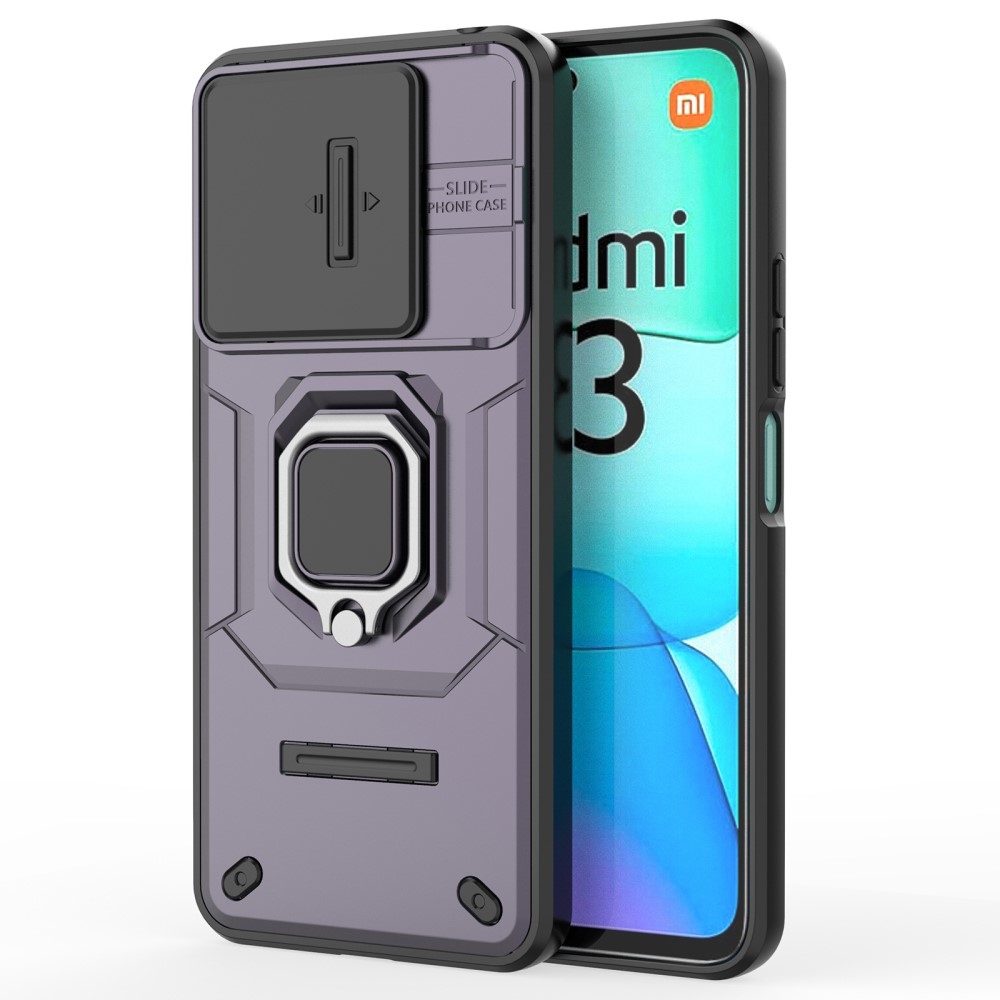Lencseálló hibrid védőburkolat Xiaomi Redmi 13 4G/Poco M6 4G - lila