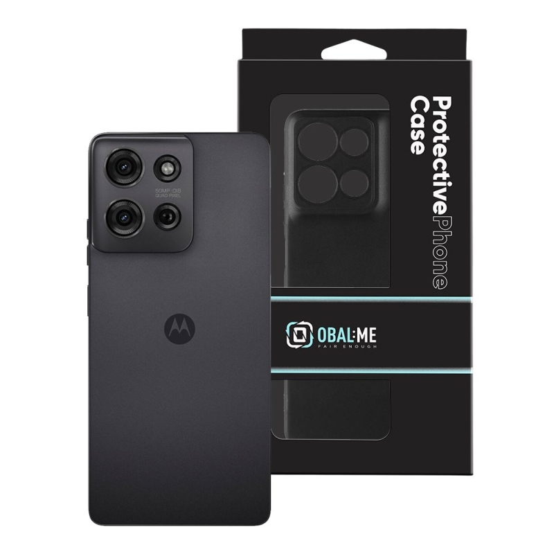 COVER:ME matt TPU borító a Motorola G75 fekete színű készülékhez
