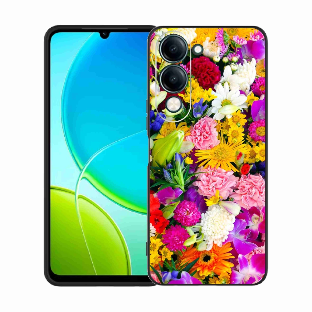 Gél borító mmCase a Vivo Y29s 5G készülékhez - virág 12