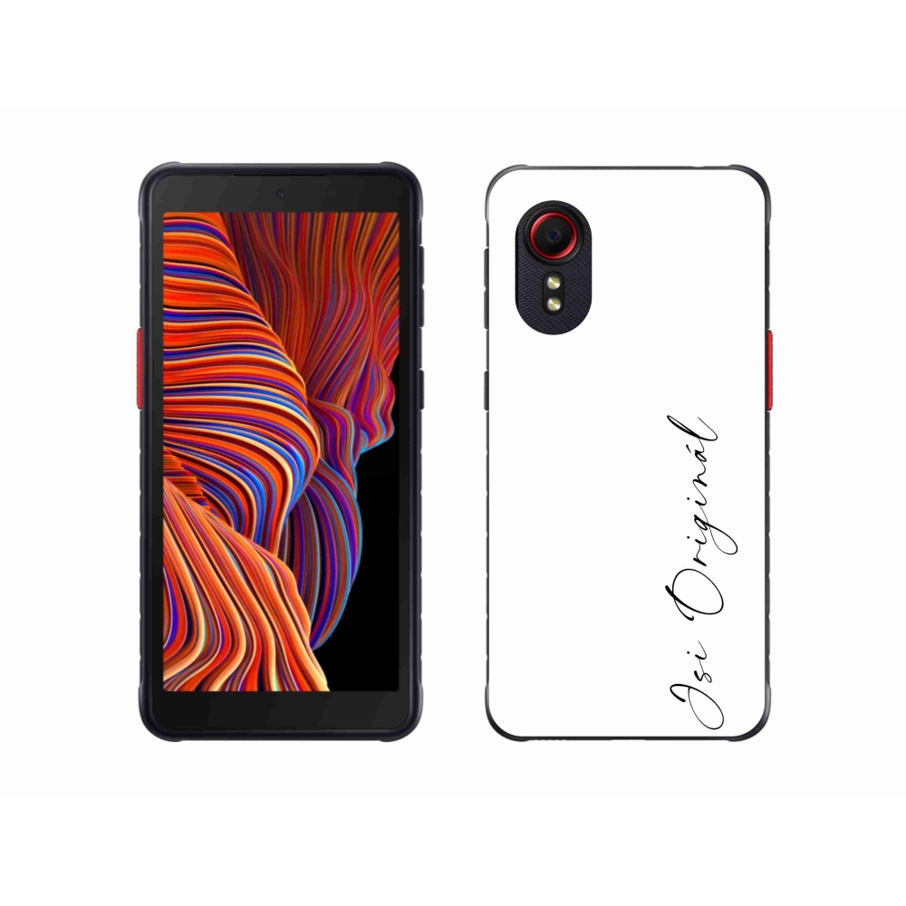 Gél borító mmCase Samsung Galaxy Xcover 5 - te vagy az eredeti fehér háttérrel