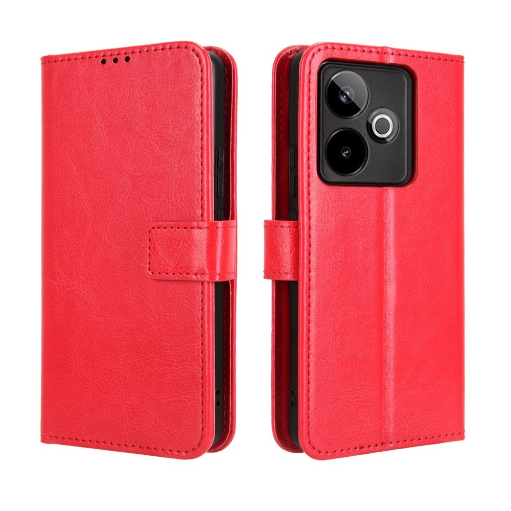 Őrült könyvtáska a Realme GT 7 5G számára - piros