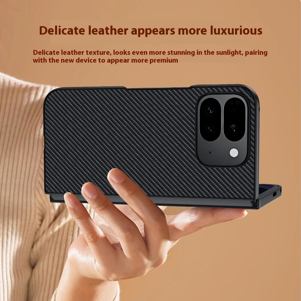 Carbone műanyag borítás Google Pixel 10 Pro Foldhoz - fekete